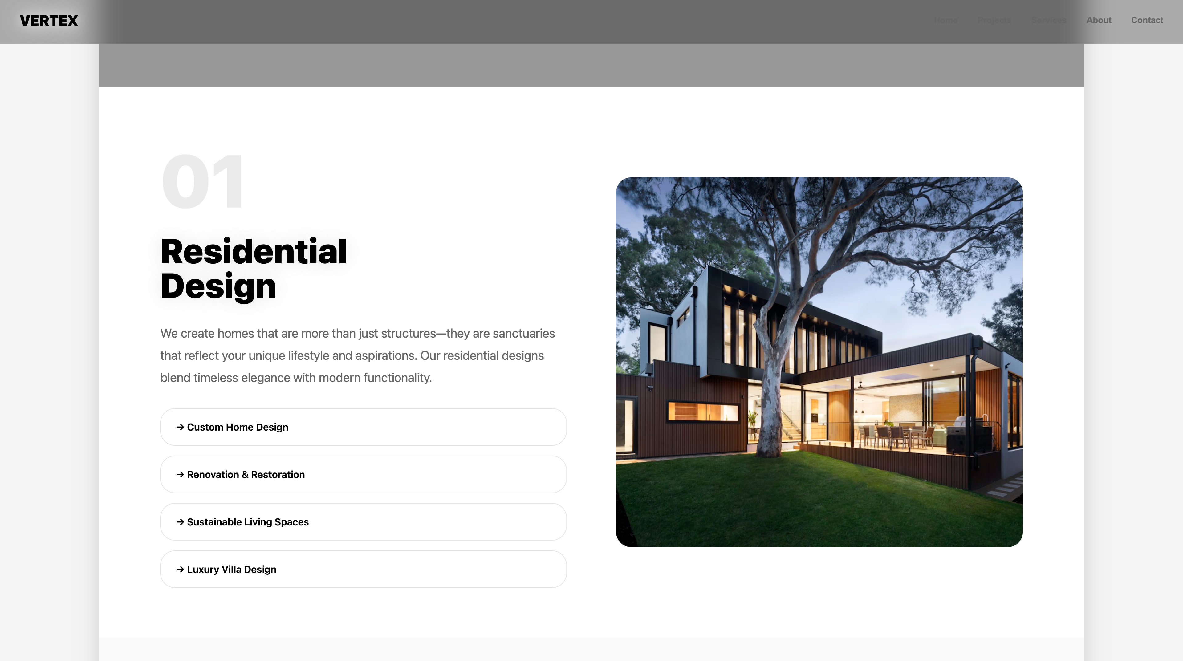 Architecture résidentielle